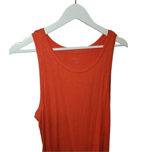 NWT Daily Ritual Women Lightweight Jersey SlimFit Tank Mini Dress Rust Orange L - Picture 4 of 11